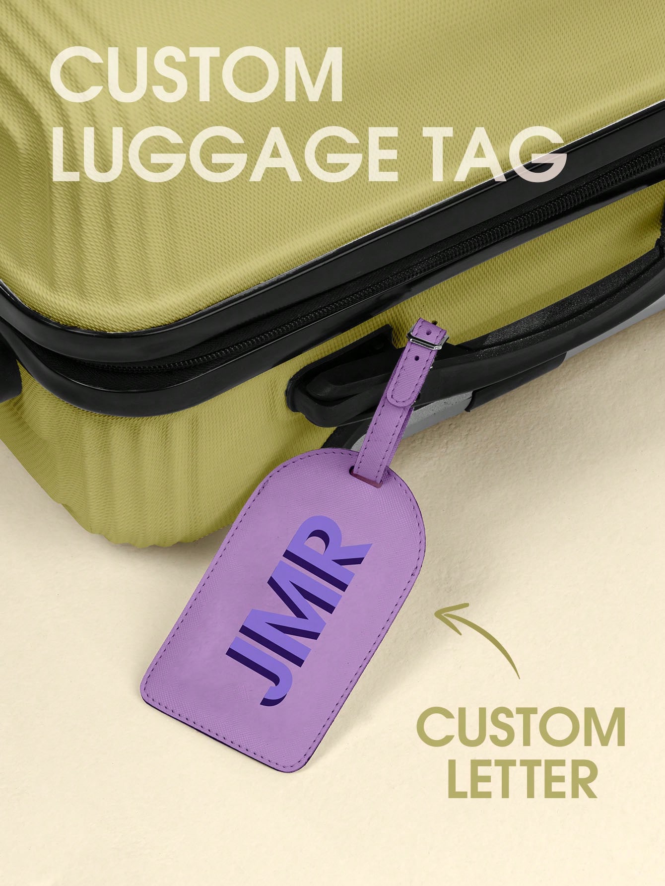Travel Accessories Bag - Kişiselleştirilmiş Baş Harfli Bagaj Etiketi Özel