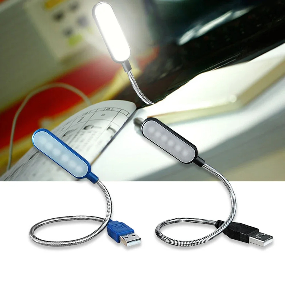 Book Light Flexible - Esnek Bükülebilir Kaz Boynu Mini USB