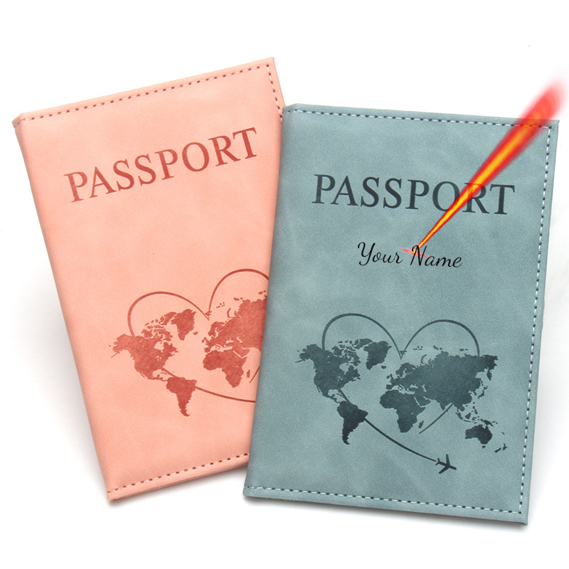 Travel Accessories Wallet - Güzel Harita Pasaport Kapağı Moda Seyahat