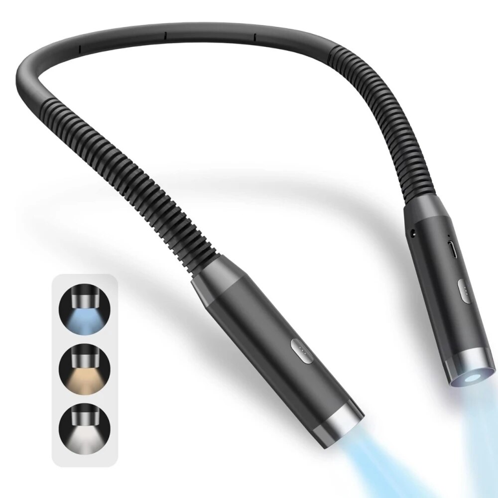 Book Light Flexible - Boyun Okuma Işığı Kitap Işıkları Yatakta