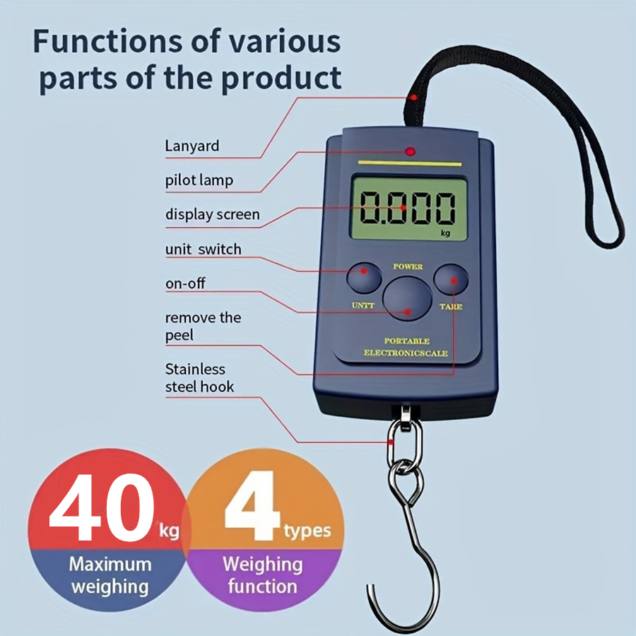 Travel Accessories Electronics - 40 kg Çok Fonksiyonlu Mini Elektronik