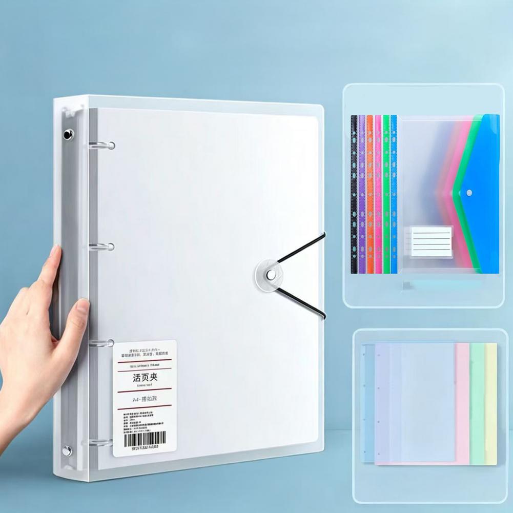 Document Organizer Folder - Doküman Klasörlü Halkalı Klasör, PP Doküman