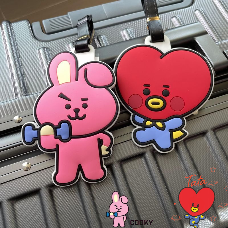 Travel Accessories Unisex - BT21 çizgi film sevimli anahtarlık Kawaii