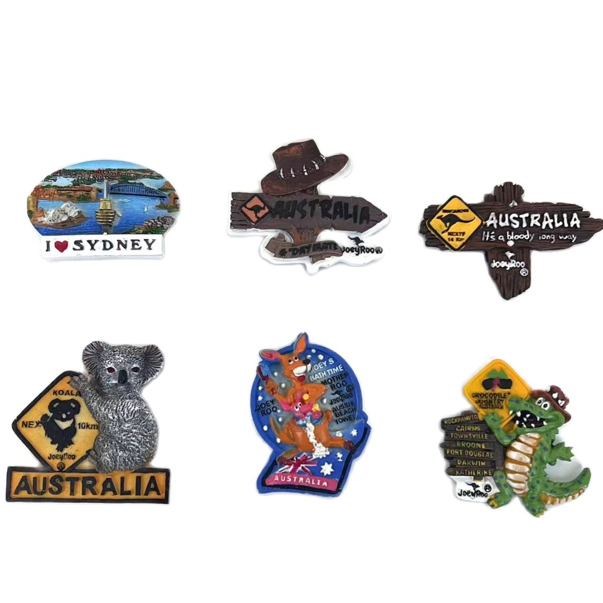 Travel Accessories Australia - Avustralya buzdolabı hatıra mıknatıs kanguru seyahat