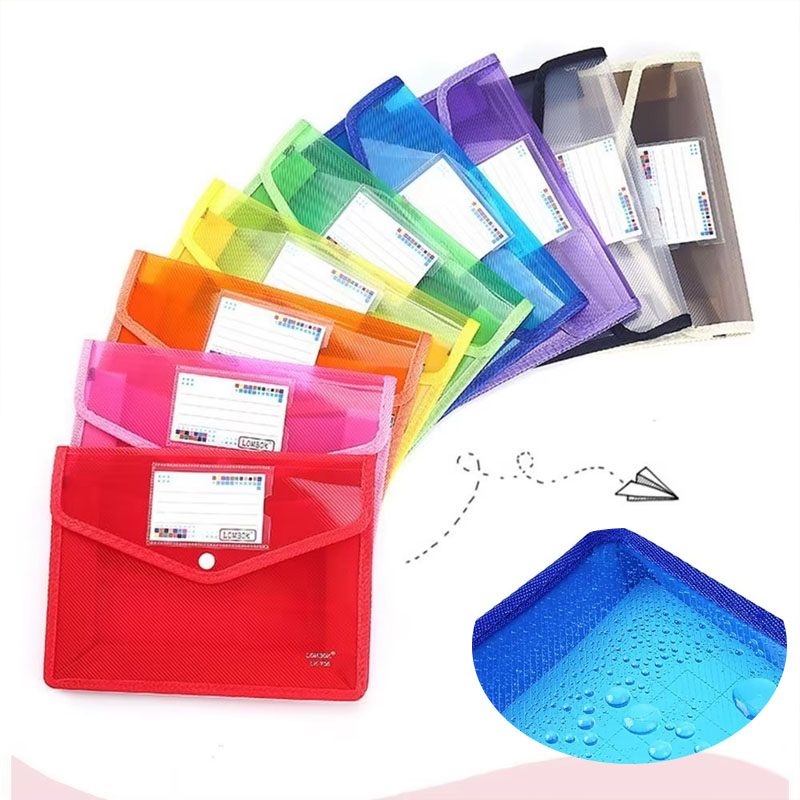 Document Organizer Folder - 1-10 adet su geçirmez A4 A5