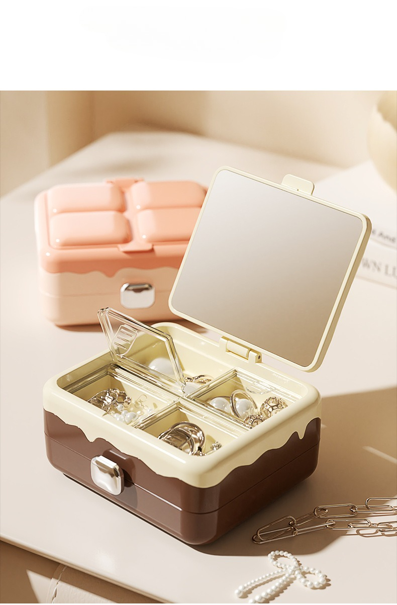 Accessories Travel Jewelry Box - Taşınabilir Takı Organizatör Mini Küpe Kolye