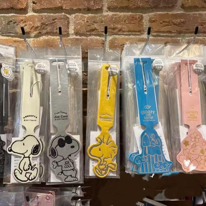 Travel Accessories For Japan Trip - Kawaii Snoopy Karikatür Bagaj Etiketi Yaratıcı