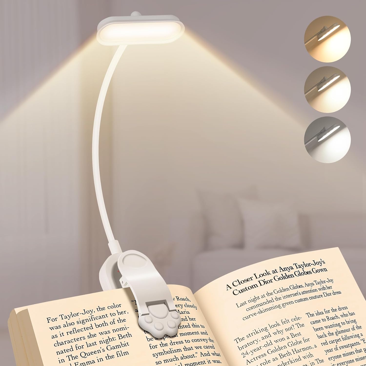 Book Light Flexible - LED Kitap Işığı USB Şarj Edilebilir