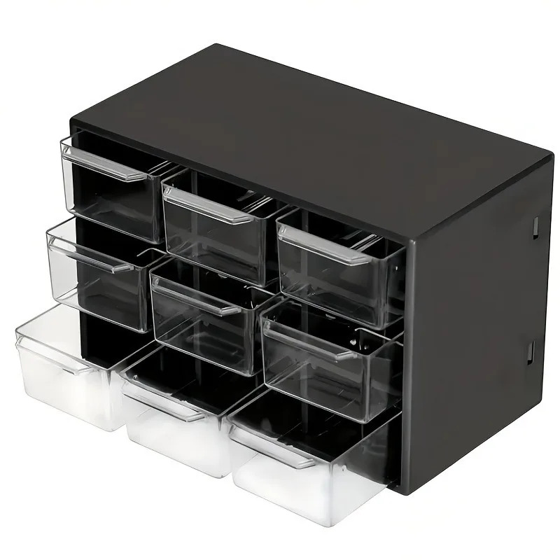 Accessories Travel Jewelry Box - 1 adet Toz Geçirmez Çok Izgaralı