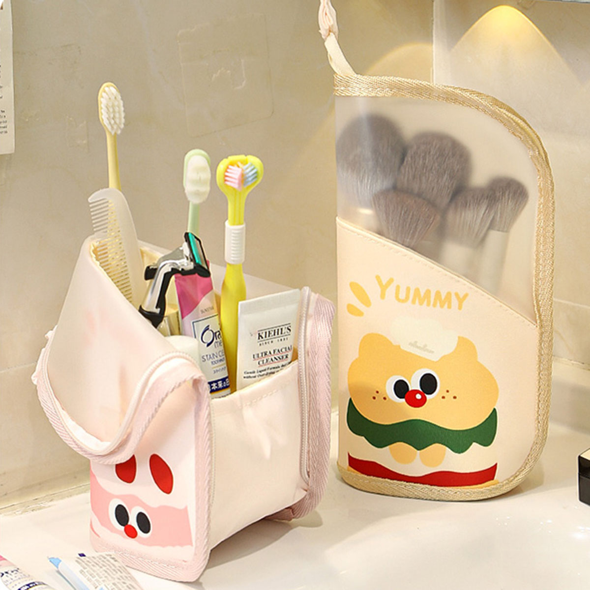 Travel Accessories Bag - 1 adet kozmetik çantası seyahat standı