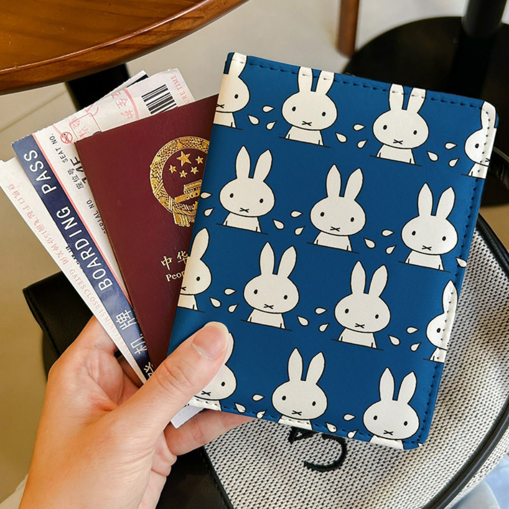 Travel Accessories For Japan Trip - Sevimli Miffy Kart Tutucu Kimlik Koruyucu