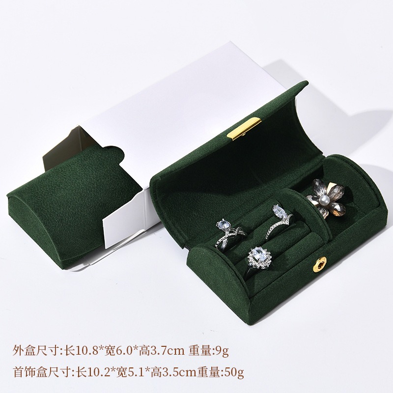 Accessories Travel Jewelry Box - Taşınabilir Seyahat Kadife Mücevher Kutusu Küçük
