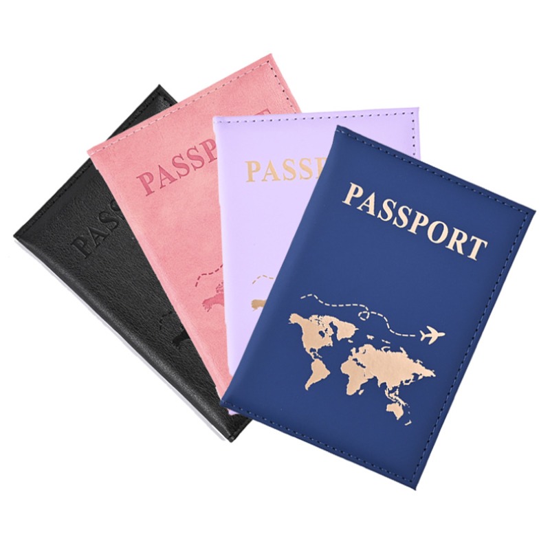 Travel Accessories Wallet - Moda Pasaport Tutucu Mektup Baskı ile