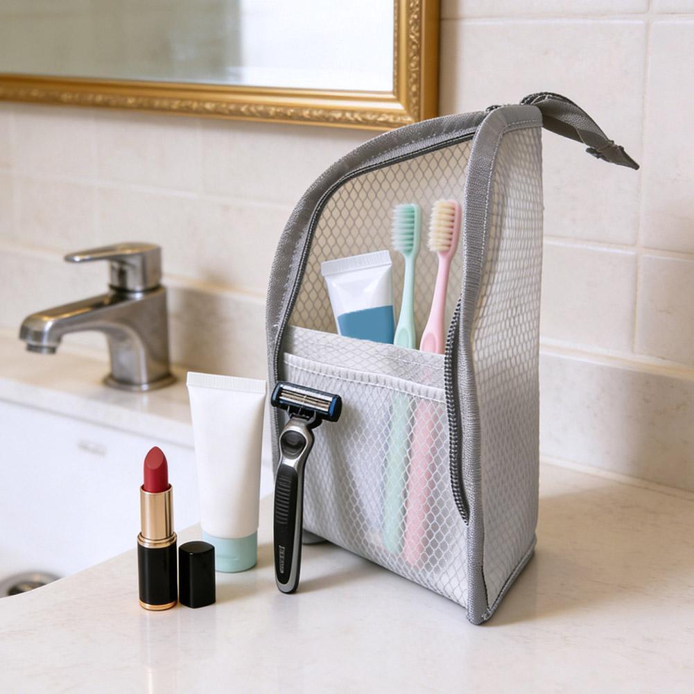 Travel Accessories Toiletries - Örgü Seyahat Tuvalet Çantası Taşınabilir Diş