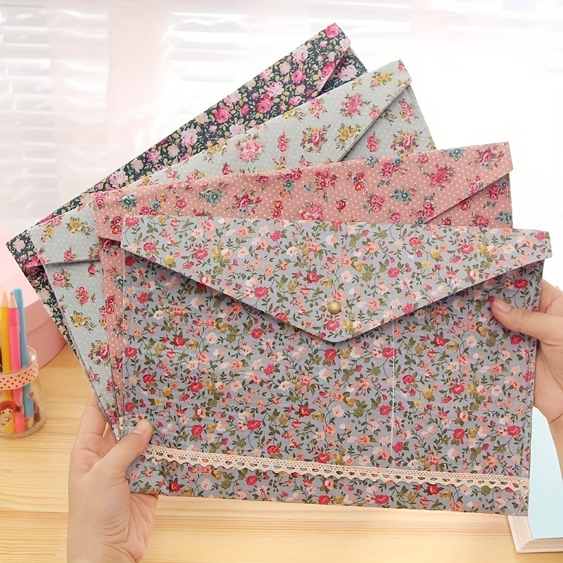 Document Organizer Folder - 1 adet A4 dosya klasörü zarif