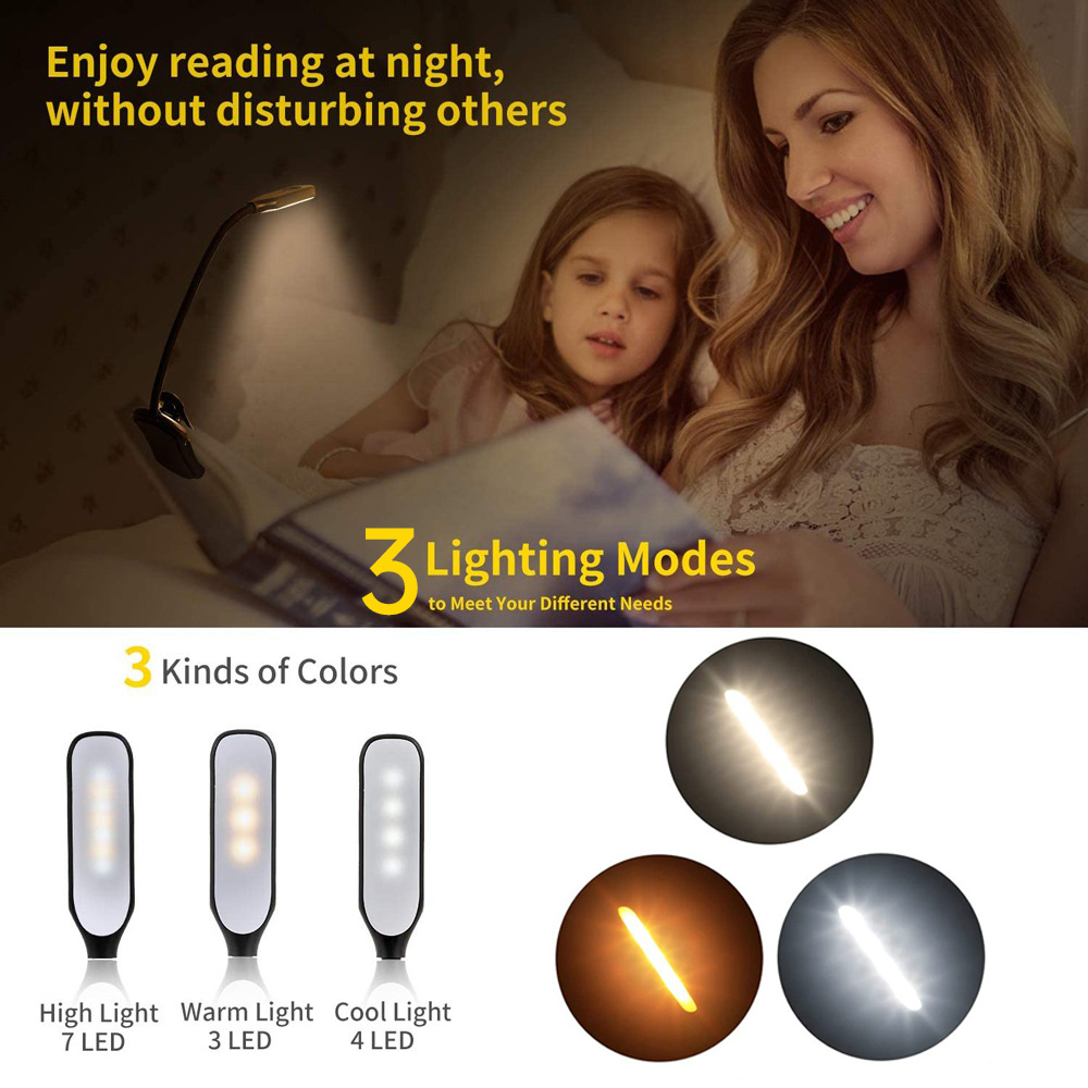 LED Kitap Işık USB Şarj Edileb - Book Light Flexible incelemesi ve fiyatı