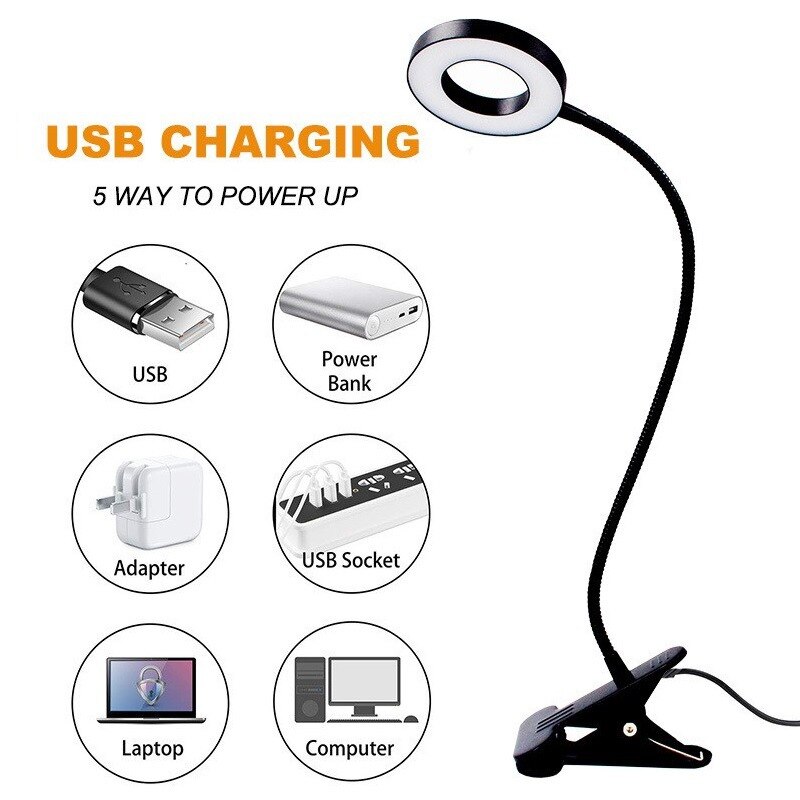 48 LEDs masa lambası klip USB  - Book Light Flexible incelemesi ve fiyatı