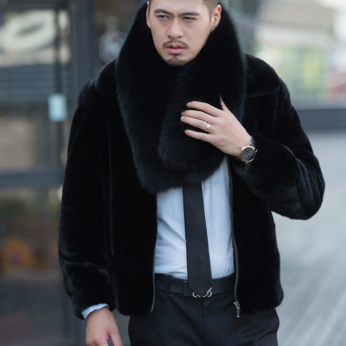 Hakiki Tilki Kürk Eşarp Kış Ak - Travel Accessories Sale incelemesi ve fiyatı