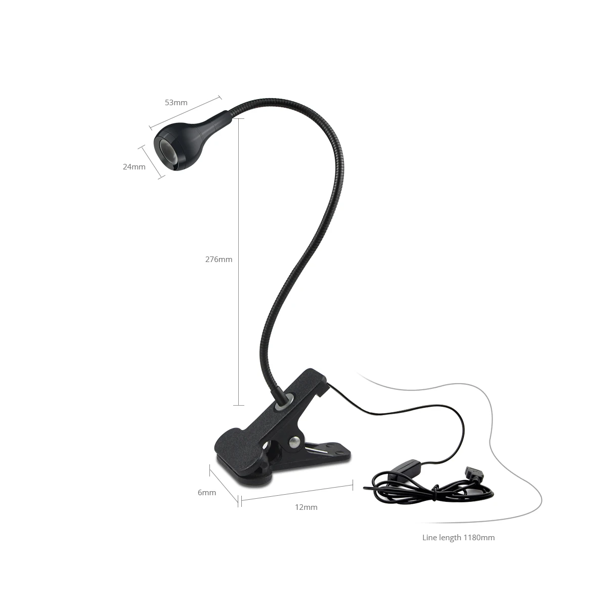 1-10 adet klipsli ışık USB güç - Book Light Flexible incelemesi ve fiyatı