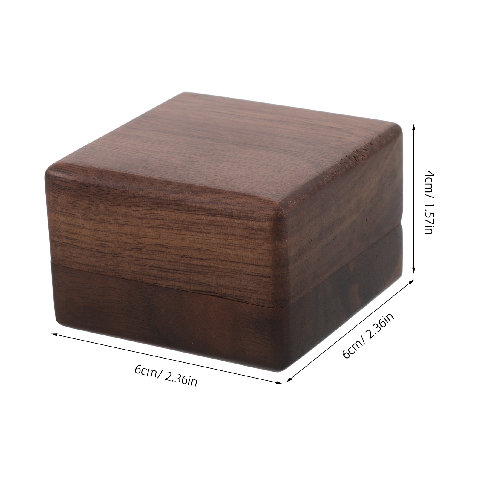 Kare Siyah Ceviz Ağacı Manşet  - Accessories Travel Jewelry Box incelemesi ve fiyatı