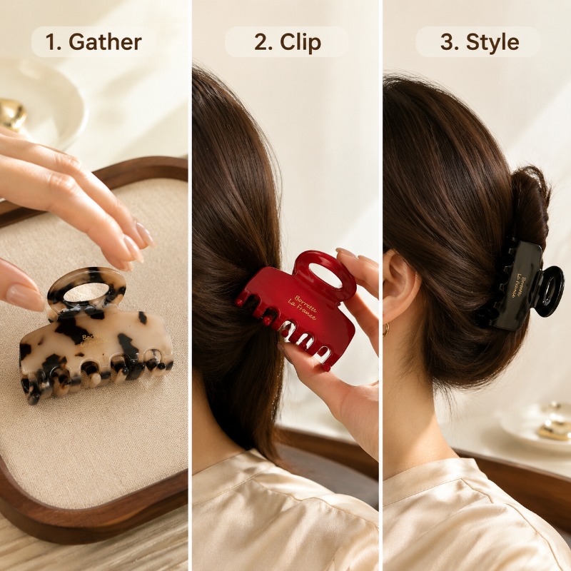 Fransız Orta Boy Saç Tokası Gü - Travel Accessories Unisex incelemesi ve fiyatı