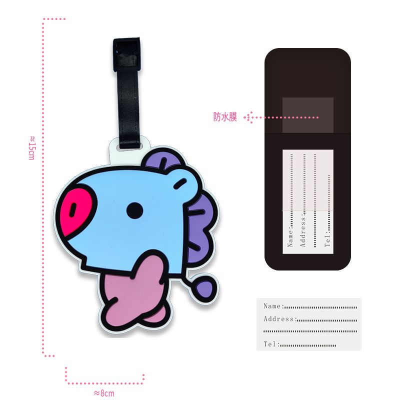 BT21 çizgi film sevimli anahta - Travel Accessories Unisex incelemesi ve fiyatı