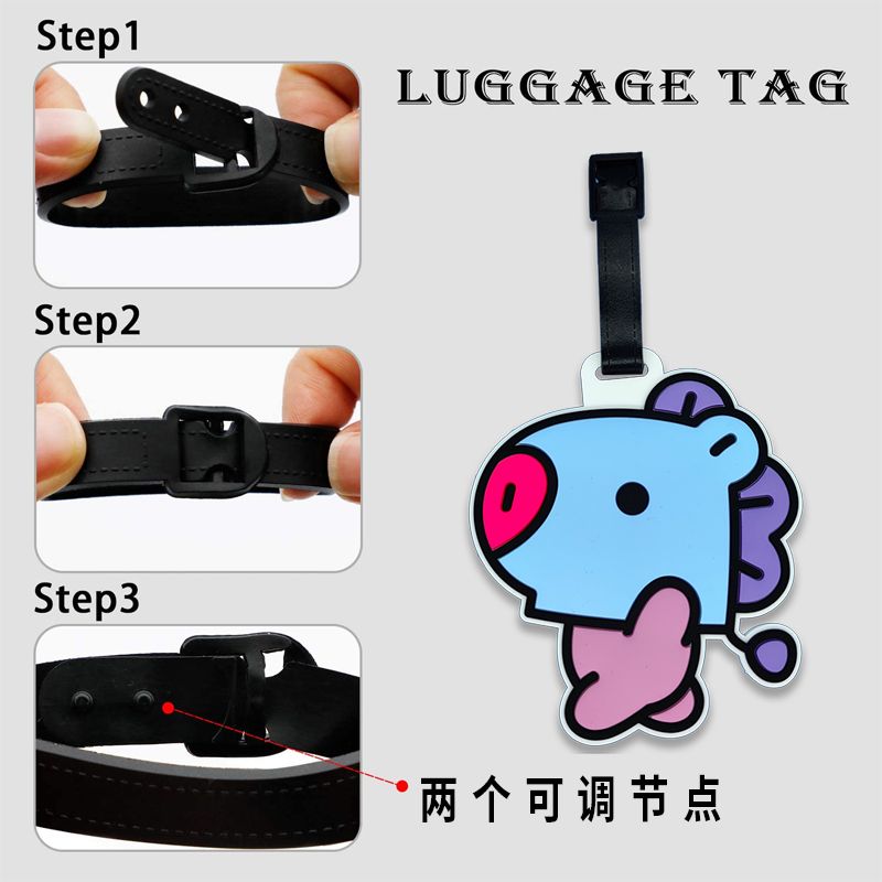BT21 çizgi film sevimli anahta - Travel Accessories Unisex incelemesi ve fiyatı