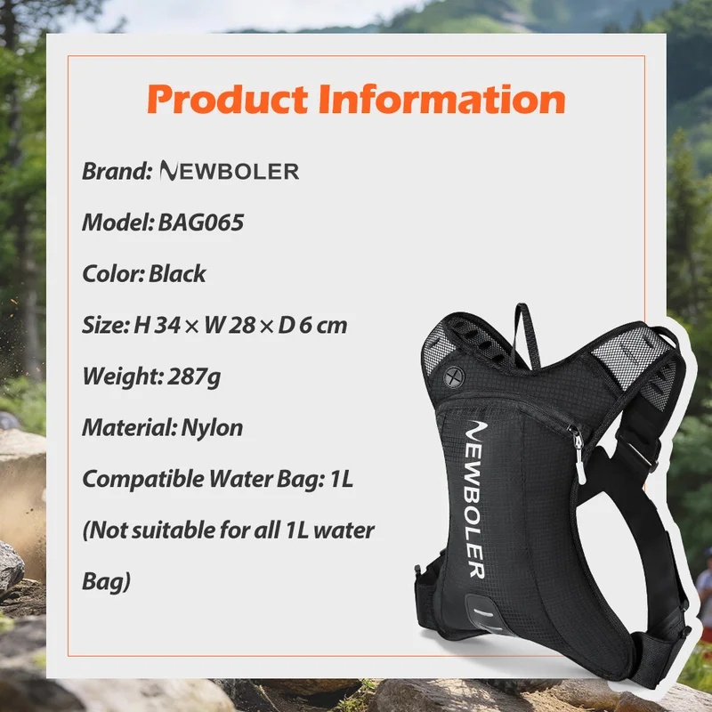 NEWBOLER 5L Motosiklet Bisikle - Hydration Pack Backpack incelemesi ve fiyatı