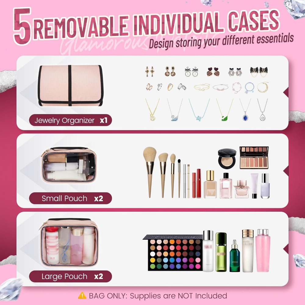 Büyük Seyahat Kozmetik Organiz - Accessories Travel Jewelry Box incelemesi ve fiyatı