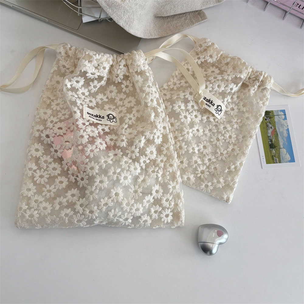 Dantel işlemeli papatya desenl - Travel Accessories Bag incelemesi ve fiyatı