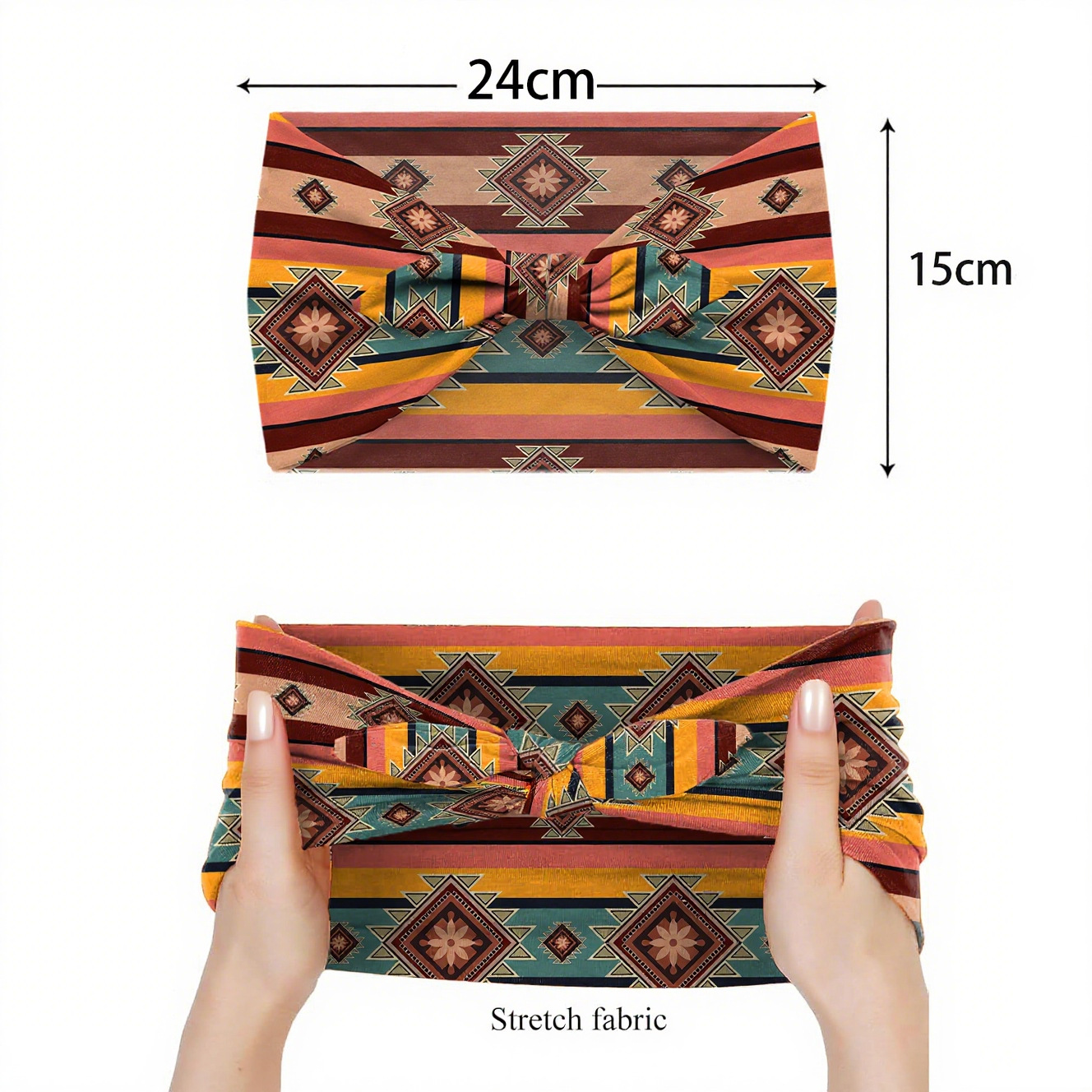 Vintage Etnik Tribal Geniş Saç - Travel Yoga Accessories incelemesi ve fiyatı